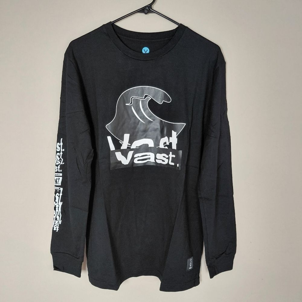 Vast Life Graphic Long Sleeve T Shirt Size Medium